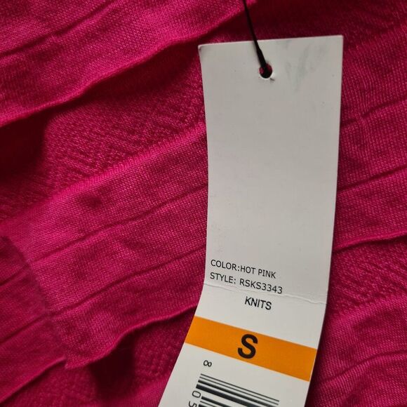 NWT Rafaella Women’s Pink Ruffle Sleeveless Top | Size: S - Picture 3 of 4